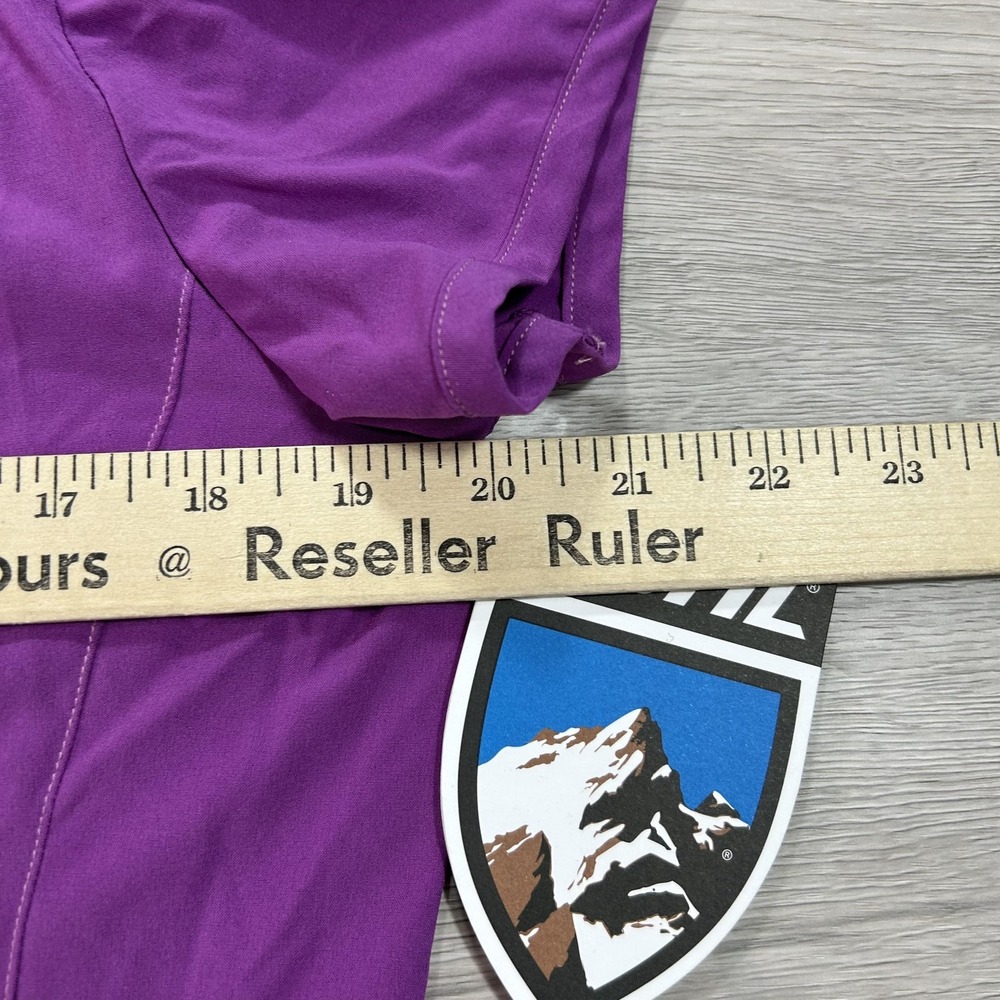 NEW‎ Kuhl Renegade Shirt Womens Medium Purple Short Sleeve Button Up DWR Stretch - Picture 10 of 11